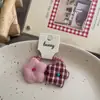 Nova Faixa de Cabelo Infantil Xadrez Coração Estrela Alta Elasticidade Acessórios de Cabelo para Meninas Doces Elástico de Cabelo Faixa de Cabelo Corda de Cabelo