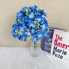 Simulación transfronteriza de jazmín, decoración para el hogar, sala de estar, flores falsas, arreglos florales para bodas, flores de mano de alta calidad, flores hechas a mano.