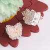 Nuevo Aleación Completo Diamante Mariposa Pequeña 3D Agujero Recto Cuentas Sueltas DIY Llavero Teléfono Cadena Bolso Accesorios Joyería Al por Mayor