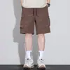 Shorts Casuales Estilo Americano 2026 Verano Nuevos Frescos Pantalones Casuales de Cinco Puntos para Adolescentes Pantalones Cargo Rectos Sueltos