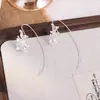 Novos Brincos Metálicos Íris Estilo Chinês Design de Nicho Simples Estilo Frio Brincos de Luxo Acessível Brincos de Alta Qualidade para Mulheres