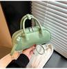 Moda Coreana Primavera 2025 Bolsa de Mão Boston Nova Bolsa Transversal Versátil de Alta Qualidade Bolsa Baguete de Ombro para Mulheres