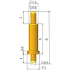 Dedal de antena conector STM para placa de pruebas de soldadura sonda de prueba dedal de resorte contacto de carga parche de PCB conexión pogopin