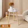 Mesa de centro redonda pequena mesa de café sala de estar simples casa mesa lateral de sofá quarto mesa de cabeceira mesa de varanda mini minimalista criativa