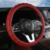 Cubierta de Volante de Coche de Cuero Napa Hecha a Mano Transfronteriza para Interiores de Coche de Tiendas 4S, Adecuada para Todas las Estaciones