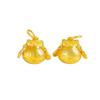 Pingente de Bolsa da Sorte Banhado a Ouro Vietnamita para Homens e Mulheres, Pingente de Bolsa da Sorte Estilo Chinês, Colar Versátil para DIY, Acessório de Corrente para Clavícula