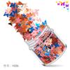 Juego de 12 lentejuelas de mariposa para decoración de uñas con láser, mezcla de lentejuelas, degradado multicolor, accesorios para decoración de uñas, pegatinas para decoración de uñas.