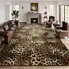 Alfombra Lavable de Cachemir Sintético Hecha a Medida por el Fabricante, Alfombra de Sala de Estar Transfronteriza con Estampado de Animales Sintéticos, Alfombra de Cobertura Total para Área Grande