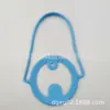 Tapa de Silicona Portátil Más Vendida por el Fabricante para Taza Empaque de Té de Leche con Portavasos Taza de Té de Leche con Cuerda Taza Atada con Impresión de Logo