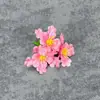 Flor Artificial Garfo Único Mosquitinho Eucalipto Verde Plástico Folha Solta Acessórios de Planta Verde Cruzamento Ornatos de Flores Artificiais Atacado