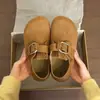 Elegantes zapatos mule metálicos con hebilla, de dos vías, para aumentar la altura, para mujer, novedad otoño 2026, mocasines versátiles de suela blanda sin cordones