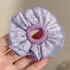2026 Novo Elástico de Cabelo de Alta Elasticidade com Acabamento em Cetim, Toque de Luxo, Argola de Cabelo Dopamina de Verão para Mulheres, Elástico Fofo para Crianças