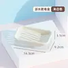 Jabonera Simple Drenante Sin Tapa, Soporte para Jabón para Uso Doméstico, Dormitorio Estudiantil, Bandeja de Jabón Creativa Grande con Compartimento Drenante