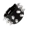 Pulsera Punk de Remaches y Púas Europeas y Americanas No Mainstream, Pulsera Punk Ancha Exagerada, Joyería Periférica de Anime