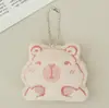 Chaveiro Pingente Série Capivara Criativa Boneca Fofa Pingente de Bolsa Decoração de Mochila Venda por Atacado
