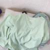 Fábrica de Origem 2025 Novo Pijama Doce de Verão Algodão Nuvem Estampado Desenho Animado Roupas de Casa Conjunto de Duas Peças