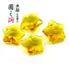 Un lote de vidrio/vidrio con certificación de protección ambiental 14 mm Estrella de cinco puntas de cristal amarillo púrpura accesorios de joyería DIY