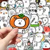 360 Adesivos de Emoticon de Urso Autodepreciativo, Desenho Animado Fofo Divertido Estilo Japonês Adorável Decoração Material para DIY Diário Adesivos