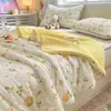 Colcha de verão refrescante no atacado, colcha de seda gelada para ar condicionado, colcha de cama de solteiro e casal, colcha de verão para dormitório estudantil, lavável à máquina