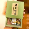 Caja de Joyería de Pulsera Antioxidation Estilo Templo, Caja de Empaque de Juguete Cultural, Caja de Joyería, Caja Deslizante Flotante, Caja de Exhibición de Insignias