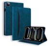 Adecuado para funda de cuero plana iPad Air de 13 pulgadas 2024 Pro de 11 pulgadas soporte para tarjetas de empalme escarchado de negocios