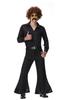Nuevo traje de Halloween para hombre, pareja retro de los años 70, estilo europeo y americano, discoteca, hippie, baile, actuación para adultos