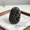 Colgante Amuleto Piedra de Llama Natural Piedra del Espíritu del Fuego Colgante de Buda Dragón para Hombres y Mujeres, Cabeza de Buda Guanyin, Colgante del Dios de la Riqueza