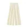Z Roupa Feminina Transfronteiriça 2025 Novo Estilo Europeu e Americano Tecido Misto Colete de Botão Duplo Calça Casual 8056586 2365586