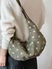 Bolso de Hombro Vintage de Ante con Lunares para Mujer, Nuevo Bolso Cruzado Casual para el Trabajo, Bolso de Moda de Nicho tipo Empanada