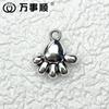 Accesorios de aleación de plata Xizang vintage exclusivos transfronterizos para manualidades Colgante de collar de palma europeo y americano Accesorios de joyería al por mayor