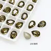 Dongzhou Cristal 8x12 Gota d'Água Pedrarias para Nail Art Super Brilhantes Coloridas Formato de Pera Corte de Alta Qualidade DIY Decorações para Unhas de Boneca