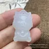 Pingente de Jade do Zodíaco Natural de Tianshan Pingente de Jade do Zodíaco Colar de Corrente de Suéter de Jade para Homens e Mulheres