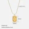 Collar Retro Francés Trenzado Estrella y Luna de Acero Inoxidable, Personalizado y Moderno Colgante de Metal Tejido para Mujer Cadena de Acero de Titanio