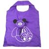 Bolsa de Compras de Oso de Dibujos Animados Plegable Bolsa de Regalo Bolsa Verde Logotipo Personalizable Bolsa de Compras Portátil