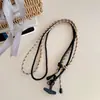 Teléfono Móvil Cuerda Larga de Dos Colores Anti-Pérdida Colgante Fuerte Personalizado para Parte Trasera Lateral Colgante Diagonal Hebilla Doble Cuerda Larga Ajustable