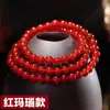 One Stone Mercadorias Genuínas Naturais Pulseira de Ágata Vermelha para Mulheres Branco Amarelo Azul Preto Verde Rosa Calcedônia Cristal Pulseira de Anel Triplo