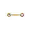 Anillo para pezón inglés de acero inoxidable 316L con forma de corazón de loto, estilo gótico, araña y serpiente, ideal para exportación, apto para Europa y Estados Unidos.
