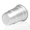 Taza de cerveza de aluminio para rizar de una sola capa reutilizable taza de aluminio para camping al aire libre taza de aluminio para bebida fría de metal
