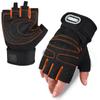 Luvas de meio dedo para fitness masculinas e femininas protetoras antiderrapantes protetores de pulso barra ciclismo equipamentos esportivos luvas de treino comércio exterior transfronteiriço