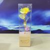 Rosa Color Oro Rosa Lámina de Oro Flor Artificial Luz Led 520 Regalo Día de la Madre Flores de Navidad
