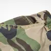 Calça casual reta de retalhos com estampa de leopardo e camuflagem, calça de trabalho masculina moderna estilo americano para esportes ao ar livre
