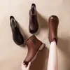 En stock: Botas Retro Martin para mujer, nueva colección de invierno 2026, botines Chelsea de suela gruesa, botines versátiles, botines ajustados para mujer