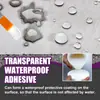 Pegamento Transparente Impermeable Jue Fish para Balcón, Cocina, Pared Exterior, Techo, Relleno de Juntas de Pared, Fácil de Aplicar, Pegamento Impermeable a Prueba de Fugas