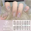 Película Adhesiva Completa para Uñas de Gel Sin Curado Estéreo Impermeable Bb Estilo Japonés y Coreano Película para Arte de Uñas de Primavera y Verano Papel Adhesivo para Uñas