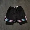 Pantalones cortos de baloncesto para hombre estilo americano Weidong, de tres puntos, hasta la rodilla, para verano, diseño de dos piezas, secado rápido, alta elasticidad, transpirables, para entrenamiento y deportes