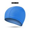 Suministro directo de fábrica gorro de natación impermeable de PU color sólido unisex borde grueso gorro de natación para piscina playa exterior al por mayor