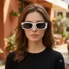 Estilo Coreano Celebridad de Internet Mismo Estilo Milenial Chica Picante Nicho Retro Modernos Gafas de Sol con Protección UV Adecuadas para Vacaciones Viajes