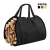 Bolsa de mano grande para leña de exterior transfronteriza, bolsa de almacenamiento para leña, bolsa multifuncional portátil para acampada al aire libre, tala de árboles