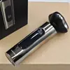 Shengfa S1 Afeitadora Eléctrica con Pantalla Digital para Hombre Recargable Tipo-C Cabezal Giratorio de 3 Cuchillas para Afeitado Húmedo y Seco