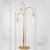 Novos Adereços de Casamento 2020 Banho Dourado Ornamentos de Guia de Estrada Layout de Casamento Lâmpada de Guia de Estrada de Cristal Fábrica Outlet